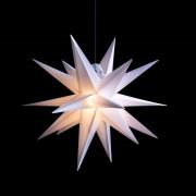 LED-tähti ulkotiloihin, 18-pistemäinen, valkoinen, Ø 40 cm