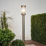 Lindby pylväsvalaisin Djori, 80 cm, alumiinivärinen, ruostumaton teräs...