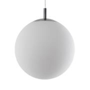 Riippuvalo Bernike, valkoinen/kromi, lasi, Ø 30 cm