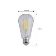 LUUMR Smart LED E27 ST64 7W kirkas ZigBee Hue Tuya
