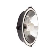 Kosteiden tilojen lamppu Sotano Retro musta Ø 18 cm muovi IP44