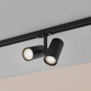 Lindby raidevalaisin Linaro, GU10, 2-valo, musta, kansi, suojus