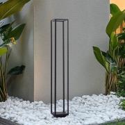 Lucande LED polkuvalo Thorvid, korkeus 120 cm, musta