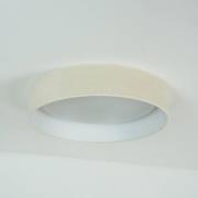 LED-kattovalaisin Plafond, valkoinen, kangas, Ø 45 cm, 3-vaiheinen him...