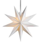 STERNTALER valoketju tähti, valkoinen, Ø 11 cm 9-piikkinen 3-lamppuine...