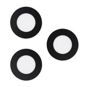 EGLO connect Smart LED-uppovalaisin Fueva-Z, musta, 3 kpl