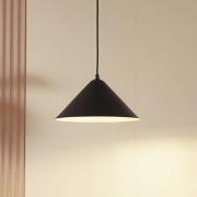 Lindby Clarine riippuvalaisin, musta/valkoinen, Ø 32 cm, metalli