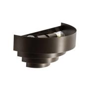 Rings seinävalaisin, titaaninvärinen, teräs, 2 x E27