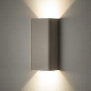 Seinävalaisin Bergen, vaaleanharmaa, metalli, korkeus 23 cm, GU10