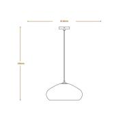 LEDVANCE Drop-riippuvalaisin, Ø 40 cm, ruskea, aaltopahvi, Aaltopahvi,...