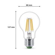 Philips E27 LED-lamppu A60 4W 840lm 2700K filamentti 3 kpl