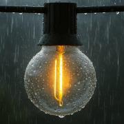 Calex Solar LED-valoketju Vista, pituus 10 metriä, IP44