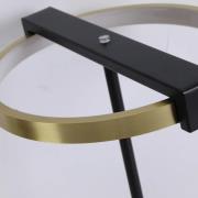 Antenni LED-pöytävalaisin, messinki/musta, teräs, silikoni