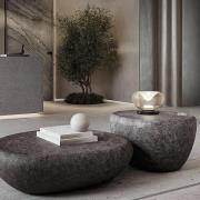 LED-pöytävalaisin Brena, konjakki, lasi, CCT, himmennettävä