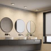 Prios LED-kattovalaisin Edwina, hopea, 18 cm, 3 kpl sarja