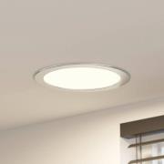 Prios LED uppoasennusvalaisin Cadance, hopea, 24 cm, 3 kpl, CCT-sarja