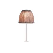 Bover LED-pöytävalaisin Atticus, luonnonvalkoinen/beige, korkeus 50 cm