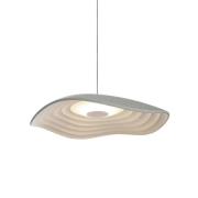 Bover LED-riippuvalaisin Valentina S24, harmaa/valkoinen, Ø 24 cm