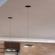 Bover LED-riippuvalaisin Valentina S24, oliivinharmaa/valkoinen