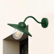 Ulkopuolinen seinävalaisin Klampenborg, vihreä, lyhty, ruostumaton ter...