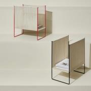 HÜBSCH lehdenpidin String, puuvilla, kerma valkoinen/musta