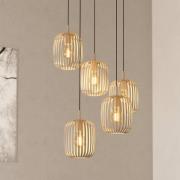 Riippuvalaisin Romazzina, hiekanvärinen, teräs, Ø 50 cm, 5-valo.