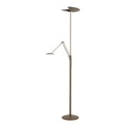 LED-lattiavalaisin New Sapporo, pronssi, 183 cm, metalli Dimmer CCT