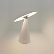 Beacon LED-ladattava pöytävalaisin Kinoko, valkoinen, IP44, korkeus 27...