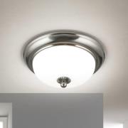 Empire kattovalaisin, Ø 26,5 cm, matta nikkeli, matta opaalilasi