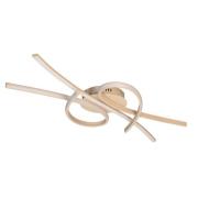 LED-kattovalaisin Biba, hiekanvärinen, pituus 100 cm, metalli, CCT