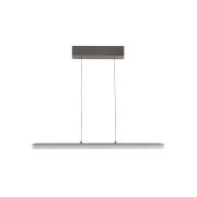 LED-riippuvalaisin Torvi, hiekanharmaa/savuharmaa,  88 cm metalli/lasi