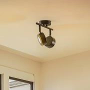 Lindby valonheitin Jyla, musta, 2700 K, 2-valo, GX53