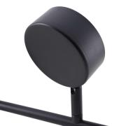 Lindby valonheitin Jyla, musta, linssi, 3000 K, 3-valo, GX53