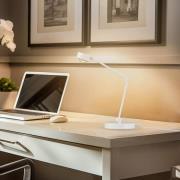 Lindby pöytävalaisin Jyla, valkoinen, linssi, 3000K, GX53, rautaa