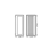 OSRAM ulkoseinälamppu ENDURA CLASSIC RADICK, tummanharmaa, IP65