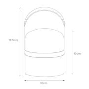 Little Joe LED-koristevalo, musta