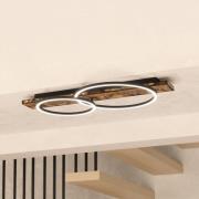 LED-kattovalaisin Boyal, ruskea, pituus 78 cm, puu, 2-valo.