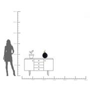 KARE Papukaija koristeellinen rasia, korkeus 40 cm, polyresiini, musta...