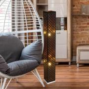 Clarke lattiavalaisin, musta/kultainen lehti, korkeus 118 cm, kangasvä...