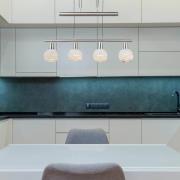 Elliott-riippuvalaisin, pituus 60 cm, matta nikkeli, metalli/lasi