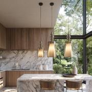 Karman-riippuvalaisin Alibaglass Big, pronssinvärinen, Ø 24 cm