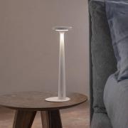 Karman LED-ladattava pöytävalaisin Papiria, matta valkoinen, CCT