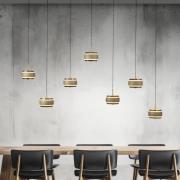 PURE LED-riippuvalaisin Falling Rings, pronssi Pituus 132 cm 7-lamppui...