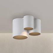 PURE kylpyhuoneen LED-kattolamppu Point, valkoinen, pituus 18 cm, 3-la...