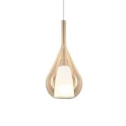 Ideal Lux riippuvalo Kalique 3, keltainen, Ø 18 cm