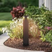 Lucande LED-valaisin Raiku, musta, alumiini, 65 cm