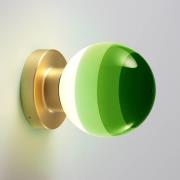 MARSET LED-seinälamppu Dipping Light A2, vihreä/kulta
