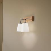 Envostar Risco seinävalaisin 2-valo kankainen varjostin valkoinen