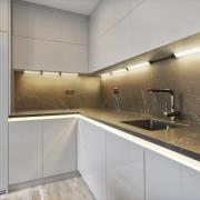 OSRAM LED-kaapinalusvalaisin Linear Angle, musta, anturi, 35 cm