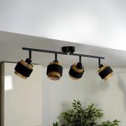 OSRAM kattovalaisin Decor Spot Hornet, 4-lamppuinen, musta/kultainen